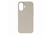 Mobiel - Covers & Cases - Hurtel Liquid Silicone Case MagSafe for iPhone 16 - Beige - 5907769363450