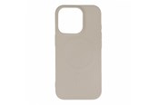 Mobiel - Covers & Cases - Hurtel Liquid Silicone Case MagSafe for iPhone 16 Pro Max - Beige - 5907769363474