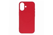 Mobiel - Covers & Cases - Hurtel Liquid Silicone Case MagSafe for iPhone 16 - Red - 5907769363481