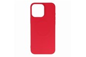 Mobiel - Covers & Cases - Hurtel Liquid Silicone Case MagSafe for iPhone 16 Pro - Red - 5907769363498
