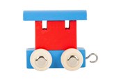 Houten speelgoed - Small Foot - Wooden Letter Train Wagon Red/Blue - Pack of 12 - 10348-display12