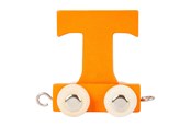 Houten speelgoed - Small Foot - Wooden Letter Train Orange - T - 12 pieces - 10370-display12