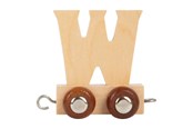 Houten speelgoed - Small Foot - Wooden Letter Train - W - 12 pieces - 7482-display12