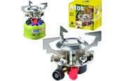 Kamperen & Outdoor - Meva Gas Tourist Stove for Gas Cartridges (Thread or Valve) ATOS piezo Igniter 1.8kW - 8427921002111