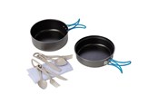 Kamperen & Outdoor - Meva Tourist dishes with cutlery SET for 2 people. - 8595051206256