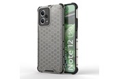 Mobiel - Covers & Cases - Hurtel Honeycomb Case for Xiaomi Redmi Note 12 5G / Poco X5 5G Armored Hybrid Cover Black - 9145576277690