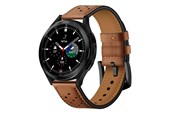 Smartwatch - Accessoires - Tech-Protect Leather Strap for Samsung Galaxy Watch 4 / 5 / 5 Pro / 6 / 7 / FE - Brown - 9589046917257