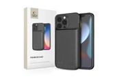 Powerbank - Tech-Protect PowerCase for iPhone 13 / 13 Pro with 4800mAh Power Bank - Black Powerbank - Zwart - 4800 mAh - 9589046917820