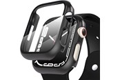 Mobiel - Beschermend glas - Tech-Protect Defense360 Case for Apple Watch 7 / 8 / 9 (45 mm) - Black - 9589046918575