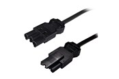 Voedingskabel (extern) - Deltaco - power extension cable - GST18 to GST18 - 30 cm - DEL-118E03