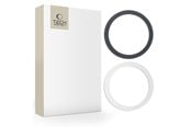 Mobiel - Overige accessoires - Tech-Protect MagMat MagSafe Universal Magnetic Ring - Black / Silver (2 pcs) - 9589046921544
