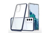Mobiel - Covers & Cases - Hurtel Clear 3in1 Case for Samsung Galaxy S23+ silicone Cover with Frame Blue - 9145576272695