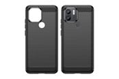 Mobiel - Covers & Cases - Hurtel Carbon Case for Xiaomi Redmi A1+ Flexible Silicone Carbon Cover Black - 9145576271773