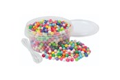 Creatief spelen - Playbox Small Glitter Beads 6 mm 700 pcs - 5+ Years - 27518