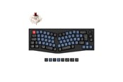 Toetsenbord - Keychron Q8 QMK Wired 65% Alice Layout - Gateron G Pro Brown - Ergonomisch toetsenbord - Noords - Zwart - Q8-M3-BO
