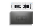 Muurbevestigingen, AV-bevestigingen & AV-meubels - StarTech.com Startech mounting kit - articulating - for flat panel - low profile VESA 600x400 45Kg - black silver - TAA Compliant - Max 45 kg - recommended for 65" - 65SAP2-TV-WALL-MOUNT