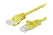 Netwerk - kabel - Lanberg patch cable - 2 m - yellow RAL 1016 - Geel - 2m - PCU6-20CC-0200-Y