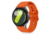 Smartwatch - Accessoires - Tech-Protect Silicone Sport Strap for Samsung Galaxy Watch 4 / 5 / 5 Pro / 6 / 7 / FE - Orange - 5906302313457