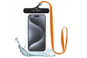 Mobiel - Covers & Cases - Tech-Protect Waterproof Case UWC7 Waterproof for Devices up to 6.9" - Black & Orange - 5906302309573