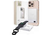 Powerbank - Tech-Protect Powerbank PB33 LifeMag MagSafe 5000mAH - Silver Powerbank - Zilver - 5000 mAh - 5906302309597