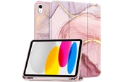 Tablet - Hoezen - Tech-Protect SC Pen Case for iPad 10.9" 2022 - Pink Marble - 5906302309979