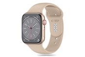 Smartwatch - Accessoires - Tech-Protect Silicone Strap for Apple Watch 4 / 5 / 6 / 7 / 8 / 9 / SE (38 / 40 / 41 mm) - Brown - 5906302310180
