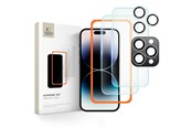 Mobiel - Beschermend glas - Tech-Protect Supreme Set Tempered Glass for iPhone 16 Pro Max - Clear (3 pcs) - 5906302310937