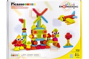 Bouw-/constructiekits - PicassoTiles Hedgehog Blocks, bouwset met 112 stuks - PTB112
