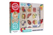 Bouw-/constructiekits - Heros Spelen & leren – Houten memoryspel met afbeeldingen, 40 tegels - HE0012