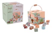 Houten speelgoed - Jouéco The Wildies Family Shape Sorter - 263-80125