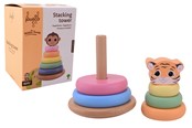 Houten speelgoed - Jouéco The Wildie Family Stacking Tower - 263-80118