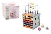 Houten speelgoed - Jouéco The Wildies Family Activity cube - 263-80113