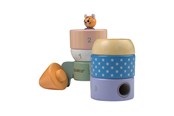 Houten speelgoed - Jouéco The Wildie Family Stacking Rocket - 263-80087