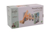 Houten speelgoed - Jouéco The Wildies Family Pound a peg - 263-80086