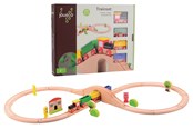 Houten speelgoed - Jouéco Trainset 30 pieces - 263-80042