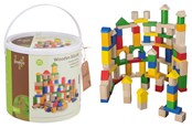 Houten speelgoed - Jouéco Wooden blocks 100 pcs - 263-80019