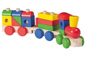 Houten speelgoed - Jouéco Stacking train - 263-80007