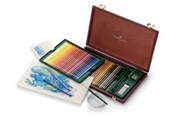 Schrijf- en tekengerei - Faber-Castell Albrecht Durer Watercolor Pencils Wood Case of 48 Accessories - 117506