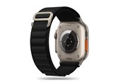 Smartwatch - Accessoires - Tech-Protect Nylon Pro Strap for Apple Watch 4 / 5 / 6 / 7 / 8 / 9 / SE / Ultra 1 / 2 (42 / 44 / 45 / 49 mm) - Black - 9490713928370