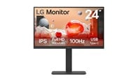 Scherm - 24" LG 24BA650-B - LCD monitor - Full HD (1080p) - 24" - 24BA650-B.AEU