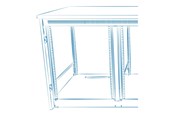 Muurbevestigingen, AV-bevestigingen & AV-meubels - Middle Atlantic C5 Series Wood Kit mounting component - woodworker's drawings and hardware - Max - recommended for - C5-MK22-1