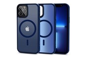 Mobiel - Covers & Cases - Tech-Protect MagMat MagSafe Case for iPhone 12 / 12 Pro - Navy Matte - 9490713933084