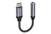 USB-kabel - Tech-Protect UltraBoost USB-C Adapter / Mini Jack 3.5mm - Black - 9490713929667