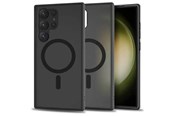 Mobiel - Covers & Cases - Tech-Protect MagMat MagSafe Case for Samsung Galaxy S23 Ultra - Matte Black - 9490713932490
