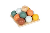 Speelgoed voor baby's - Small Foot - Wooden Montessori Ball Sorting Game - 12815