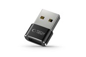 USB hub - Tech-Protect UltraBoost USB-A (Male) / USB-C (Female) Adapter - Black USB hub - USB 2.0 - Zwart - 9490713932247