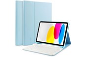 Tablet - Hoezen - Tech-Protect SC Pen + Keyboard Case for iPad 10.9" 2022 - Light Blue - 9490713934630