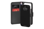Mobiel - Covers & Cases - Puro Wallet Stand Case for iPhone 17 Pro Max Made of Eco-Leather with a Flap Wallet and Stand Function - Black - PUIPC17P69BOOKC8BLK