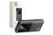 Powerbank - Tech-Protect Powerbank PB13 20000mAh 22.5W 2x USB-A / USB-C / Lightning with USB-C / USB-A cable - grey Powerbank - Grijs - 20000 mAh - 9490713931608