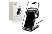 Mobiel - Adapters & Opladers - Tech-Protect QI15W-A26 Inductive Charger 15W 3in1 for Smartphone / Headphones / Apple Watch - Black - 9490713934487